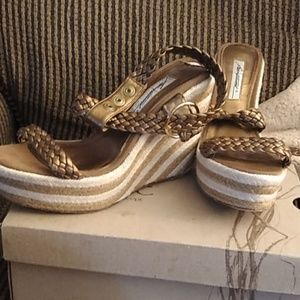 Size 39  Brian Atwood wedges